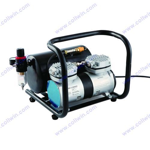 AC-30F 1/3HP Airbrush Compressor with Tank and Frame
