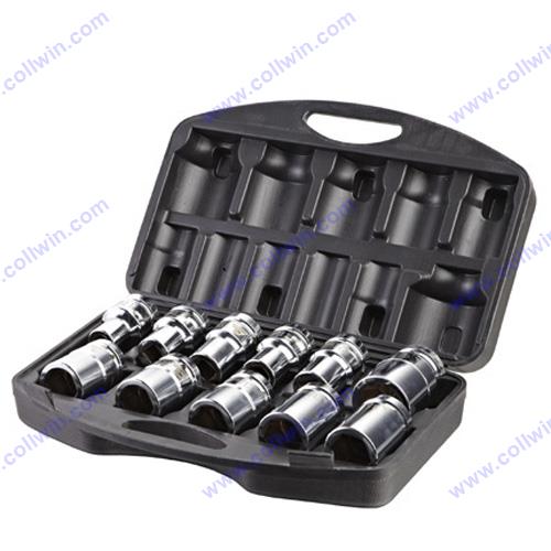 11pcs 1 inch Impact Socket Set