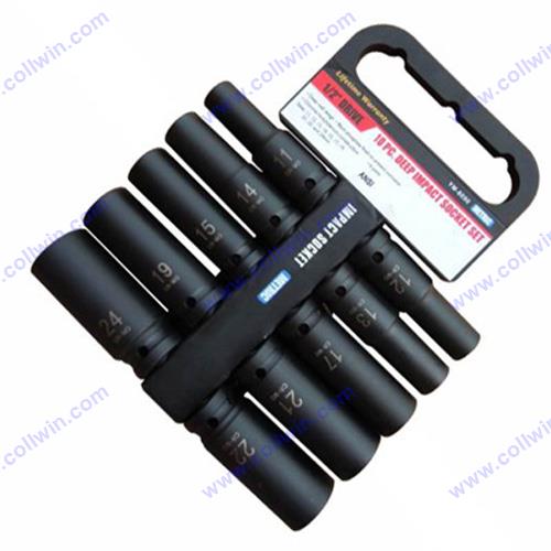 1/2″Dr.10pcs Impact Socket CRMO steel