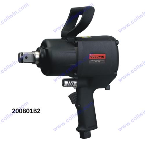 1 Inch Pistol Grip Pneumatic Impact Wrench Twin Hammer