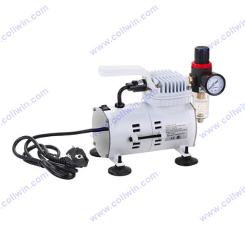 1/8HP Noiseless Airbrush Compressor